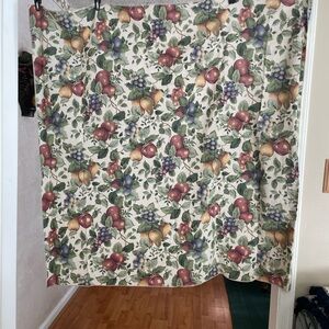 Fruit Patterned Fabric Curtain